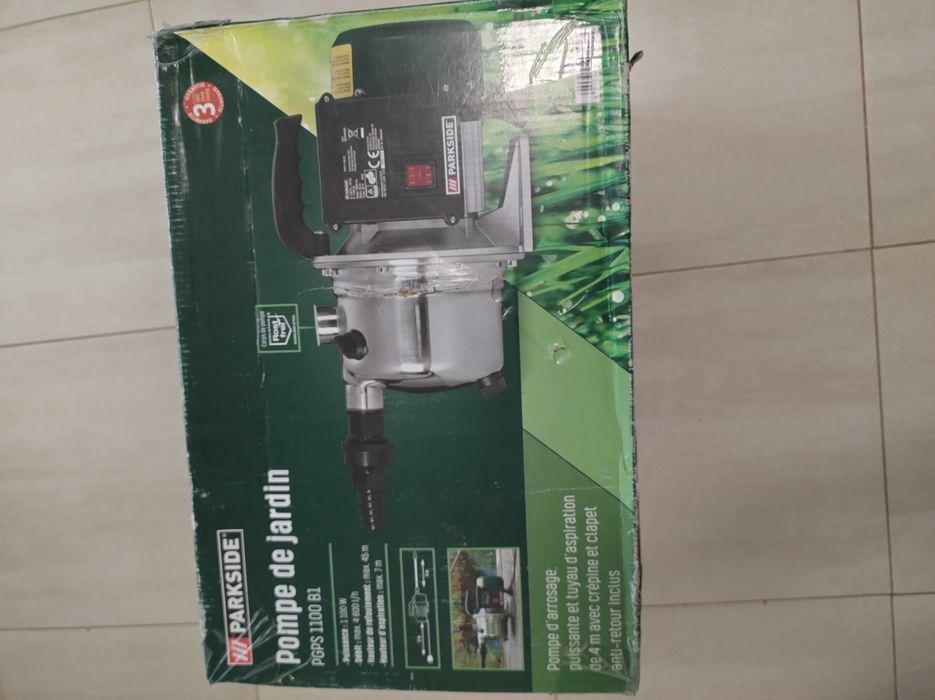 Pompa de gradina Parkside, otel inoxidabil, 1100W, 4600L/h