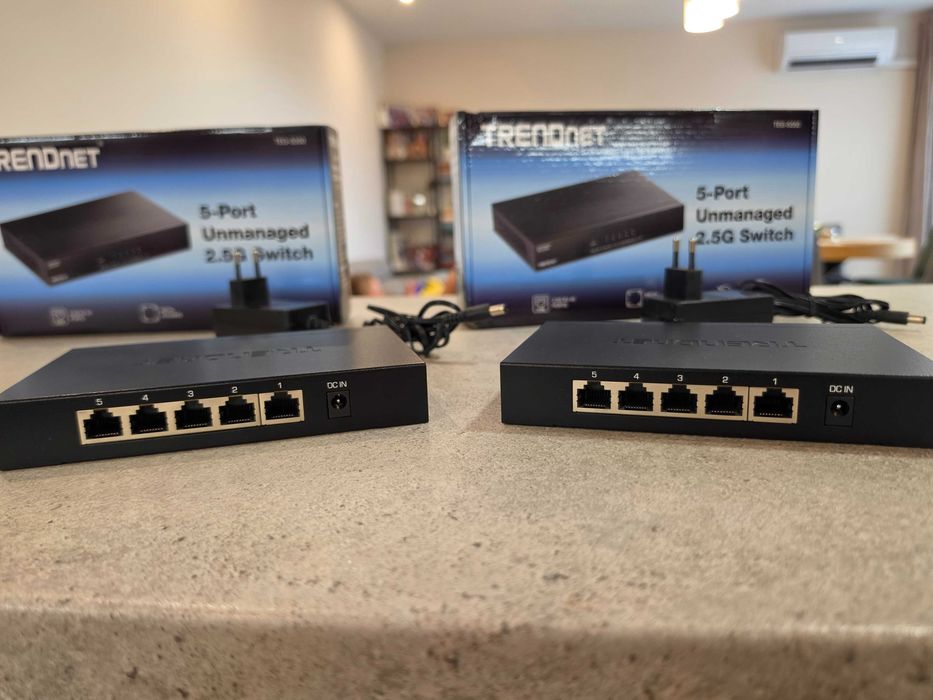Мрежов суич (комутатор) TRENDnet TEG-S350, Unmanaged Switch 5-Port 2.5 Gbit, 5-Port 2.5GBASE-T в Гаранция