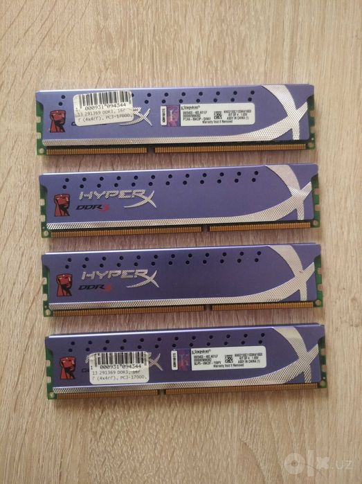 Kingston hyperX ddr3 4x4gb 16gb kit 2133mghz