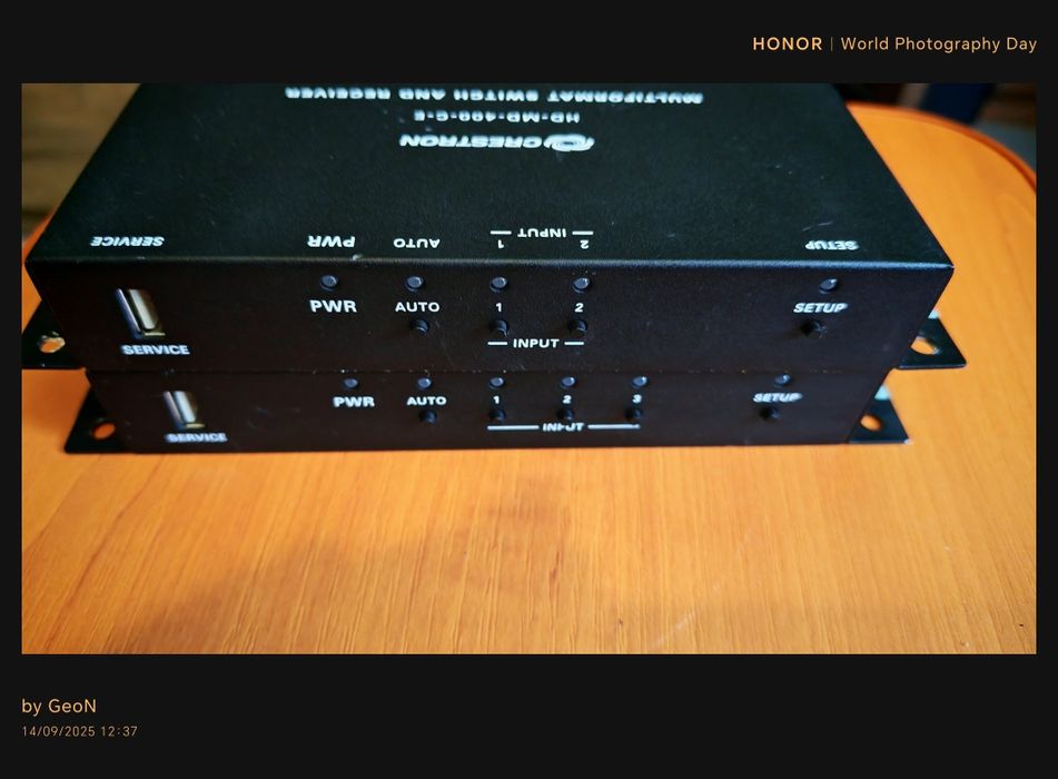 Crestron MC3  și HD MD 400 C E