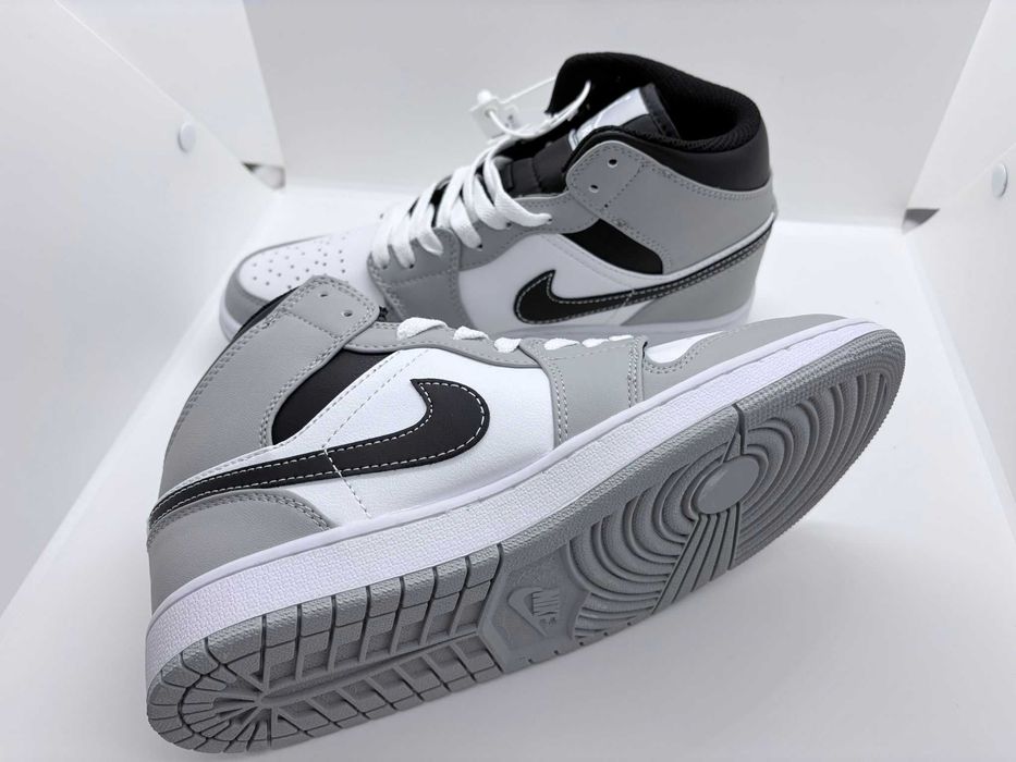 Nike Air Jordan 1 Mid Light Smoke Grey Anthracite