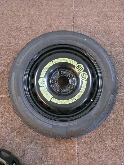 Roata Rezerva MICA SLIM 5x112 16'' - 125/90/16 - OEM Mercedes A Class B Class C Class CLA - AUDI A4 A5 - BMW Seria 1 Seria 3 G20 G21 + KIT COMPLET !