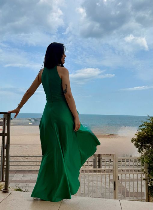 Rochie Badgley Mischka – verde smarald, mărimea S-M