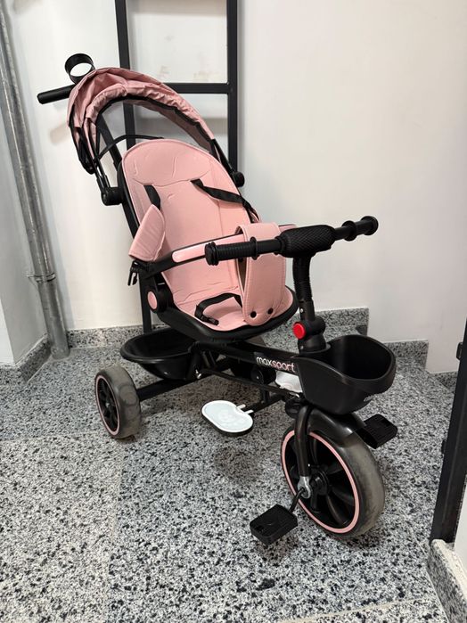 Триколка със сенник Chipolino - Max Sport, маршмелоу