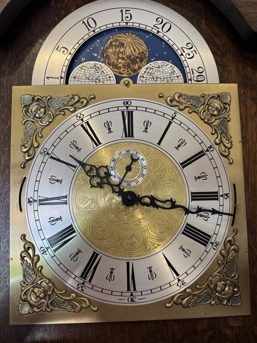 Ceas Pendul//Podea//Hermle//Secundar//Fazele Lunii//Sertar