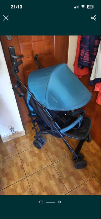 Carucior sport turcoaz