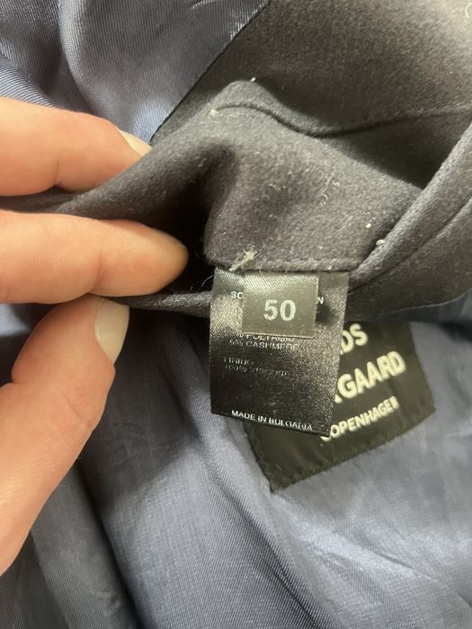 Mads Norgaard мъжко вълнено палто L