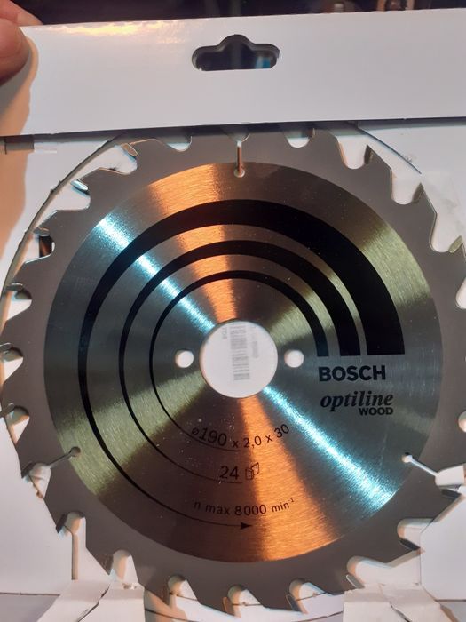Panza Circular Bosch 190x2x30mm 24 Dinti