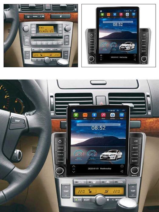 Navigatie Toyota Avensis din 2002 - 2008 Ecran TESLA 9.7 inch 4GB RAM