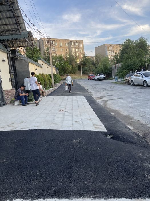 Асфальтирование горячий