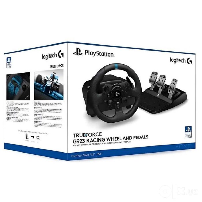Logitech G923 Racing Wheel с педалями