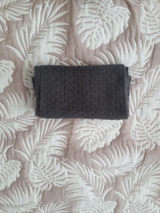 НОВ Мек и топъл сив шал