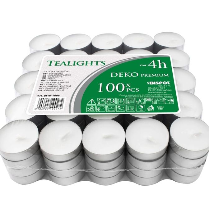 Lumânări tip pastile 100 bucăți