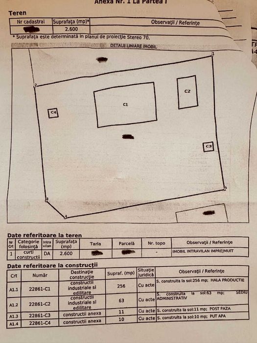 Inchiriez spatiu compus din hala, birouri si teren aferent