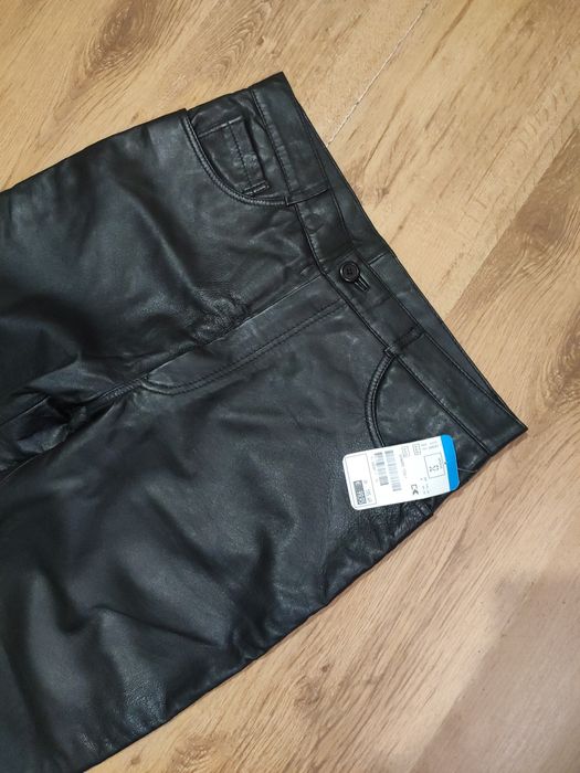 Pantaloni din piele de miel nappa Hide Society Germany mărimea 52 (M)