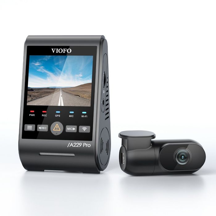 Viofo a229 pro 2ch двуканален видеорегистратор 4k+2k с двоен sony star