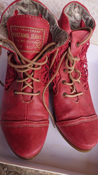 Ghete Mustang 36 piele naturală