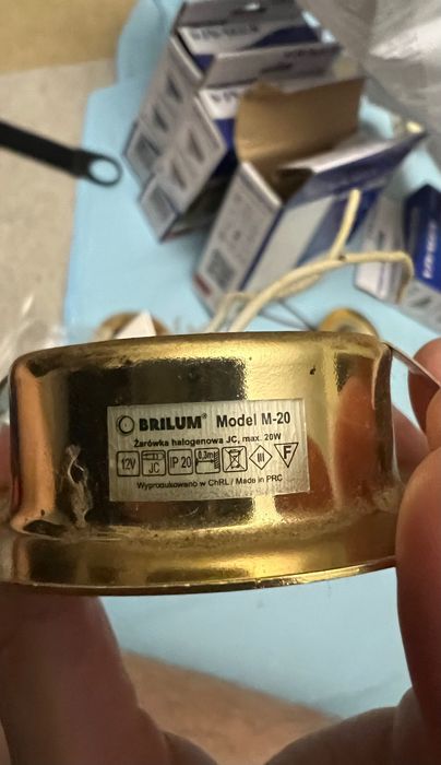 мебелни лунички BRILUM + LED крушки G4 (12V)