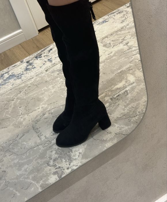 Продам женские сапоги-ботфорты