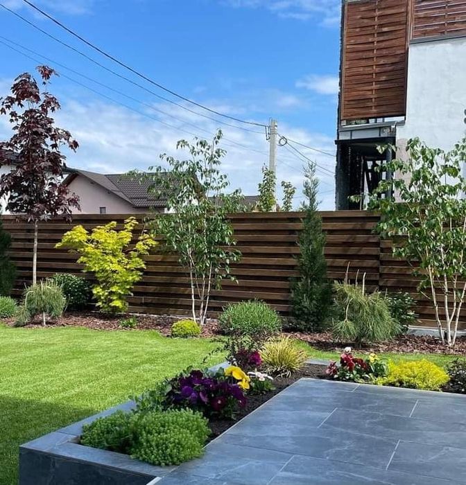 Gazon și plante ornamentale