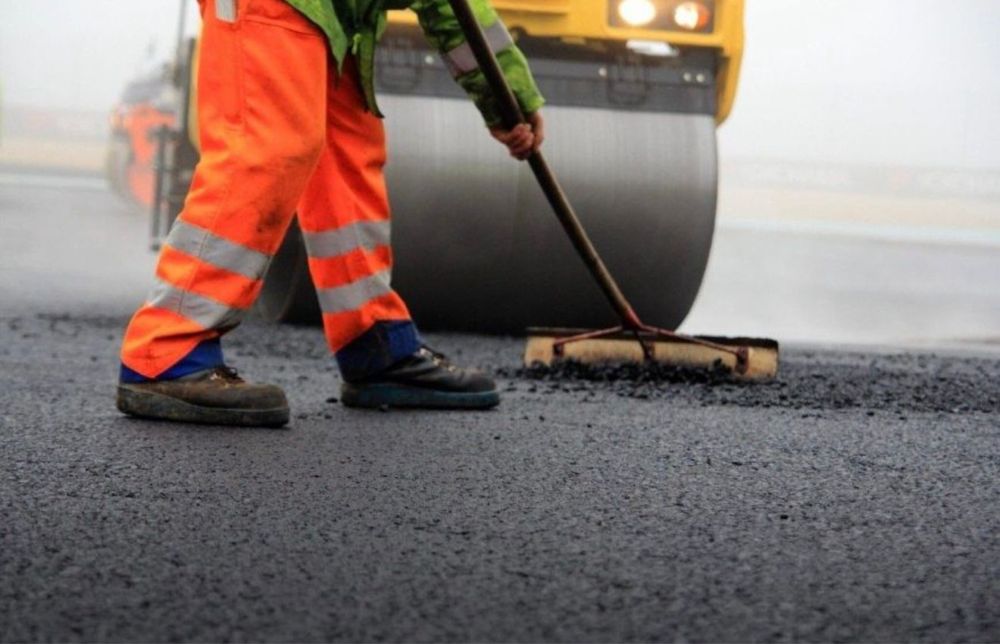 Асфальт Асфальтирование Укладка Асфальта