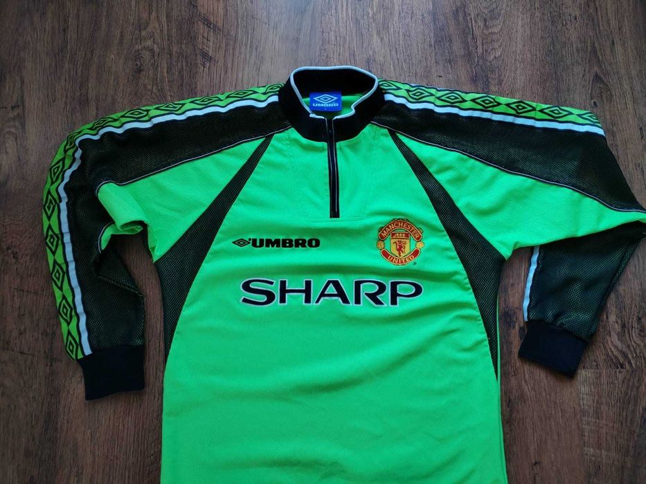UMBRO Manchester United 1998-99 Retro Goalkeeper-футболна ретро  М-Л