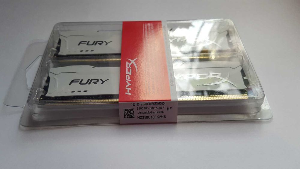 Kingston Fury HyperX DDR3 16GB kit (2*8) 1866Mhz Новые, запечатанные