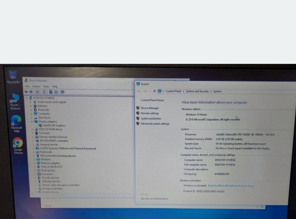 Laptop Hp Celeron N3060