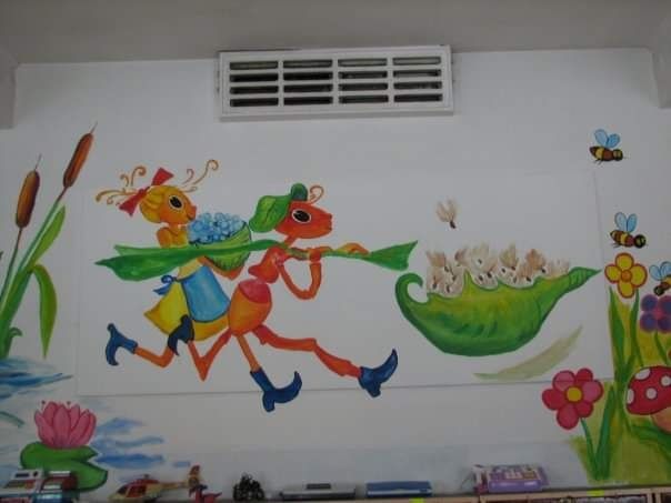 Рисуване върху стени и  други повърхности