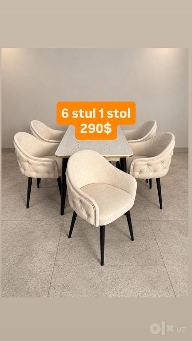 Стол стулья. Stol stul ОПТОМ.No 1 Stul seh optom ishlap chiqaruvchidan