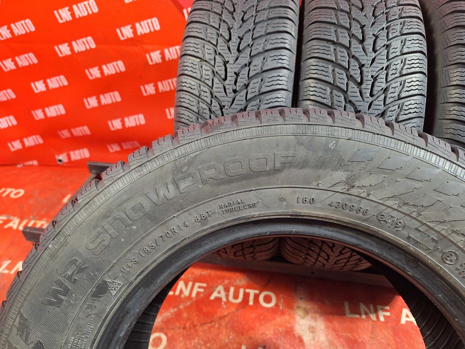 Anvelope de IARNA - 185/70/14 - NOKIAN - 7 MM - DOT 2019 !
