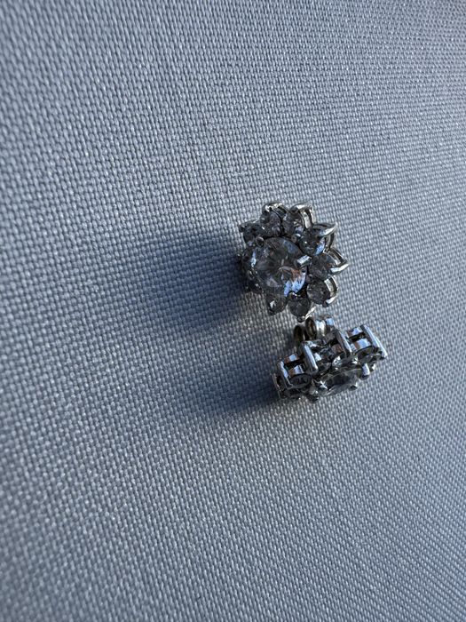 Cercei din argint si cubic zirconia