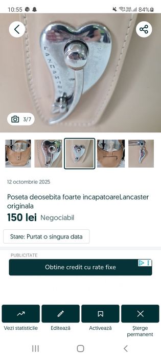 Poseta originala Lancaster