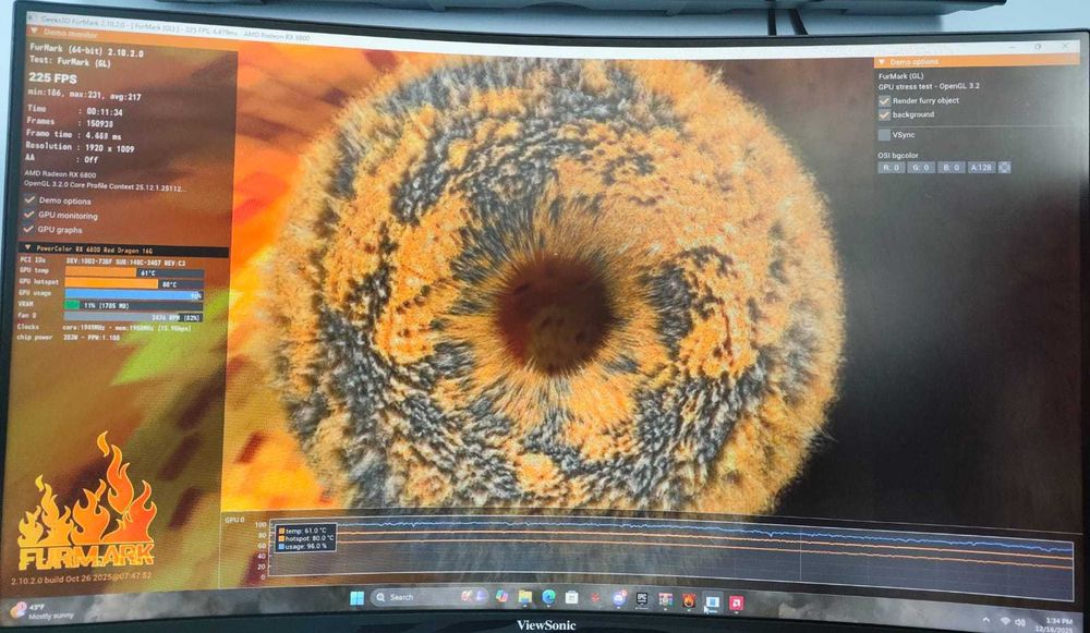 Placa video Rx 6800 PowerColor