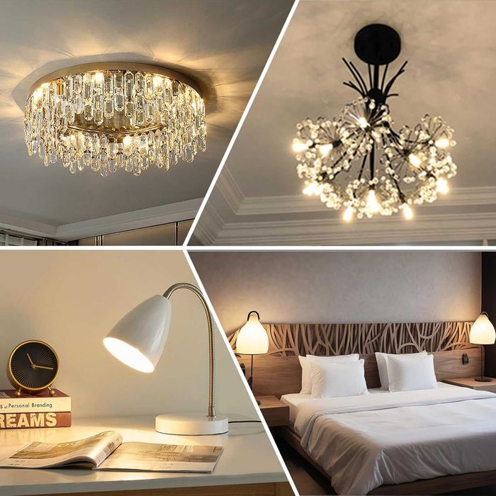 LED крушка BAOMING G9, недимируема, 3W (еквивалент на 40W) - 3000K топло бяла, без трептене, енергоспестяваща, пластмасова основа - пакет от 6 броя