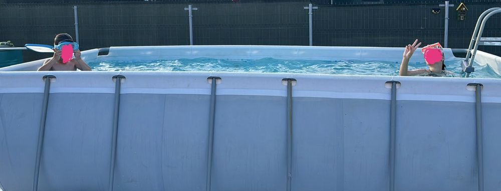 Vand piscina BESTWAY dreptunghiulara cadru metalic