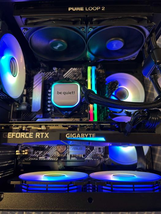 Геймърски i7 11700K/RТX 3070/16Gb рам/Nvme+SSD 1,5tb/Asus Top RGB