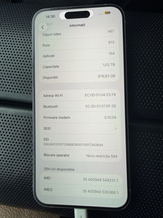Iphone  15 Pro Max, 1TB