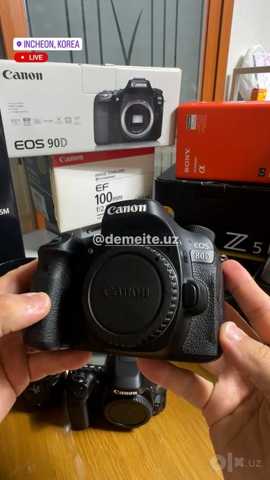 Canon EOS 80D Body 2ta bor: Probeg: 279 + 701 kadr