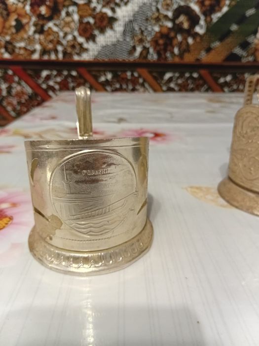 Продам старинные подстаканники мельхиор