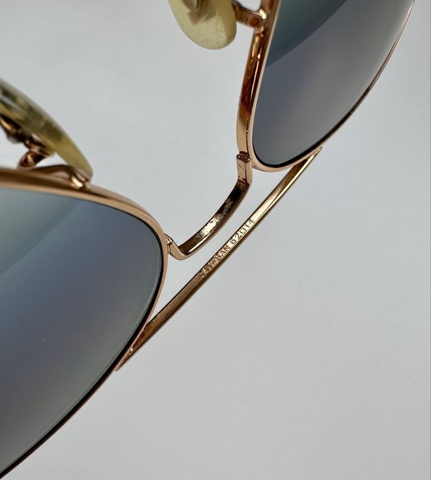 Ray-Ban RB3025 Aviator 62-14 Blue Gradient Mirror;Italy;отлични