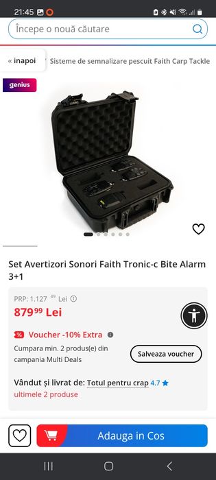 Set 3+1 avertizori faith tronic-c, impecabili