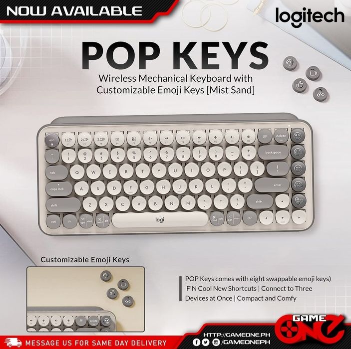 Logitech pop keys Механическая Клавиатура распродажа