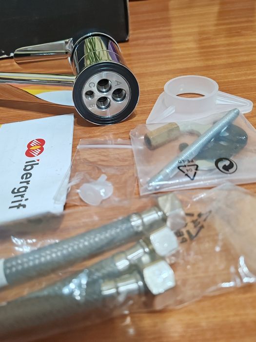 Baterie bucătărie IBERGRIF cu 3 căi -NOUĂ