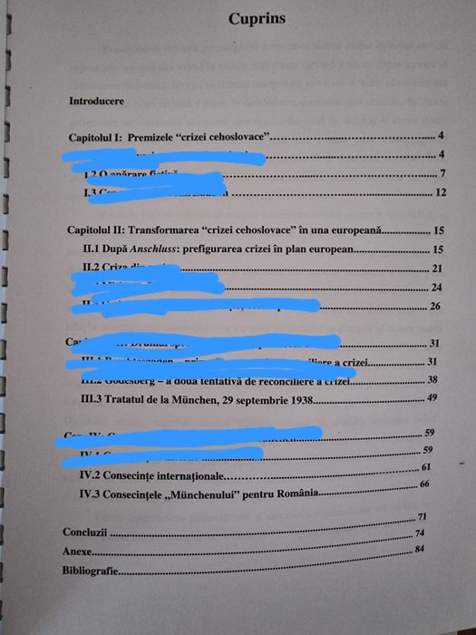 Licență istorie scrisă personal