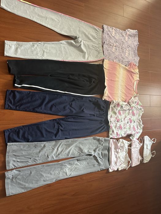 Pantaloni, tricouri, bustiere 10-11 ani