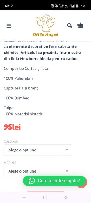 Mayoral balerini pantofi nou nascut mărime 17. Noi. Au costat 95 lei