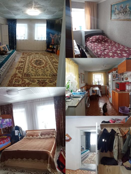 З бөлмелі саман үй сатылады.