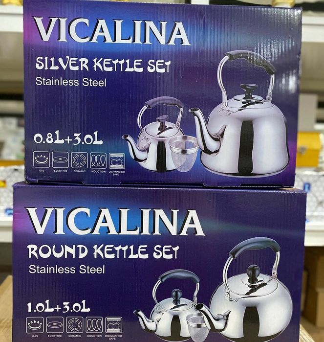 Набор чайник 3 литра+0.8 л