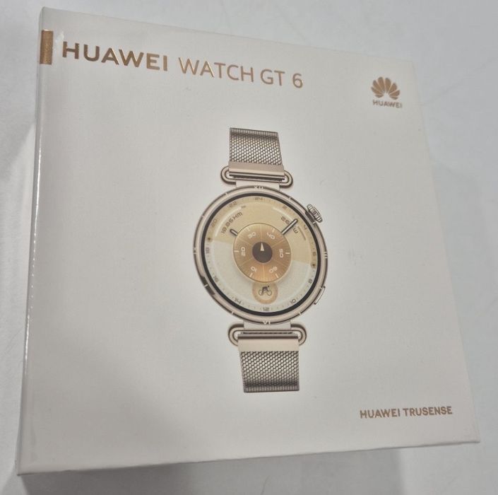 НОВ Huawei Watch GT 6 Gold 41mm. 24м. ГАРАНЦИЯ Yettel
